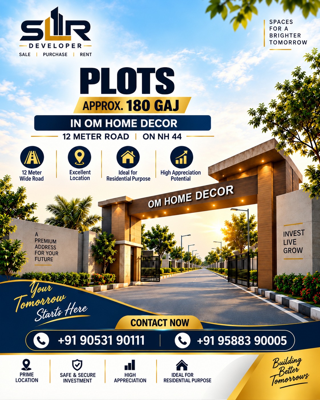 Om Home Decor Plots